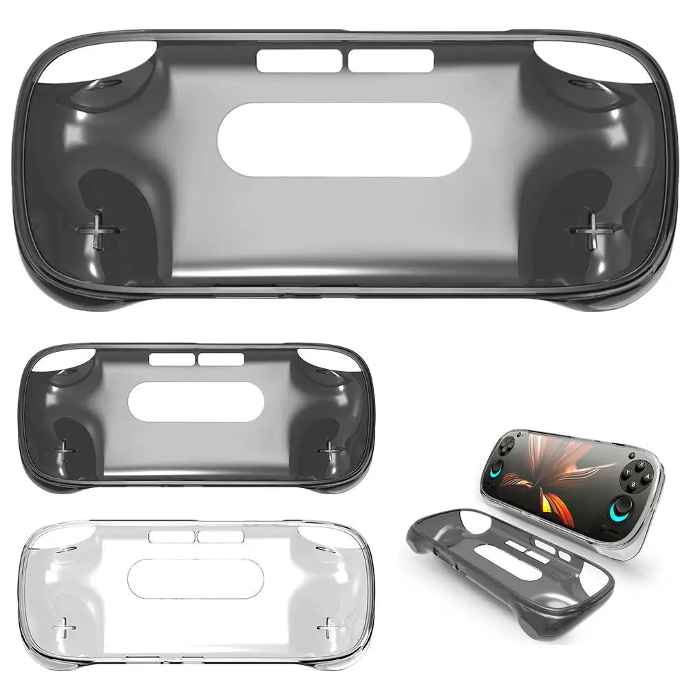 Transparent Soft Case For Retroid Pocket 5 TPU Game Control Handle Stand Holder Anti-fall Protective Cover Accessories