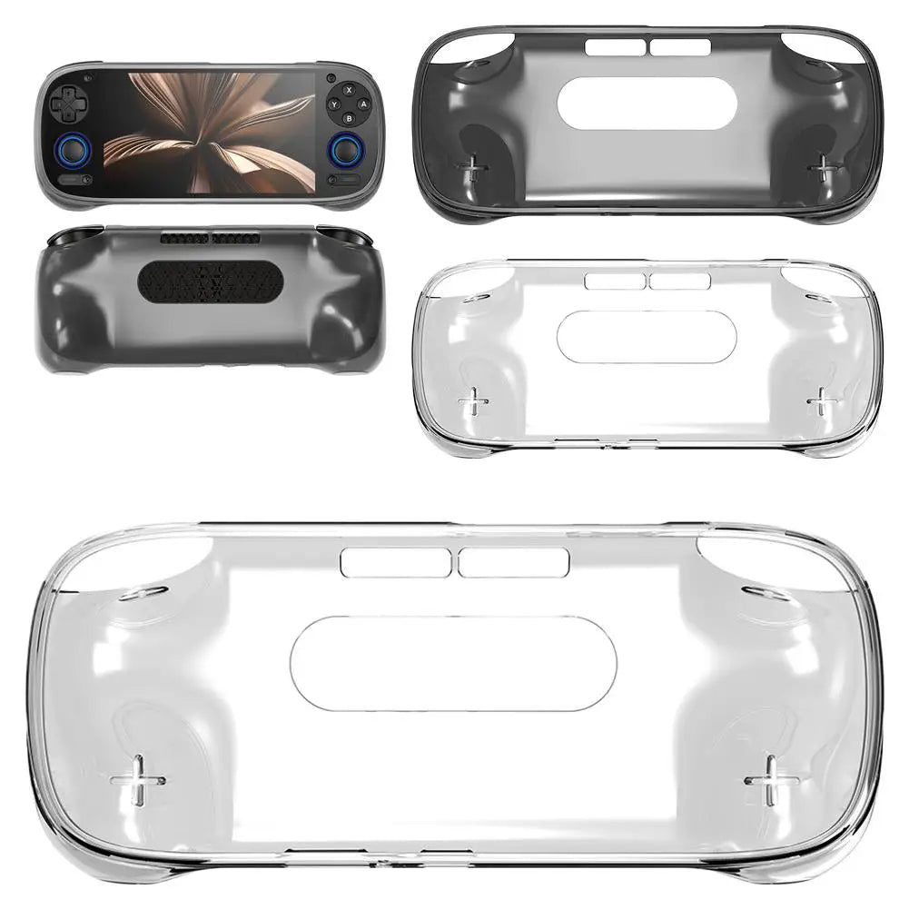 Transparent Soft Case For Retroid Pocket 5 TPU Game Control Handle Stand Holder Anti-fall Protective Cover Accessories