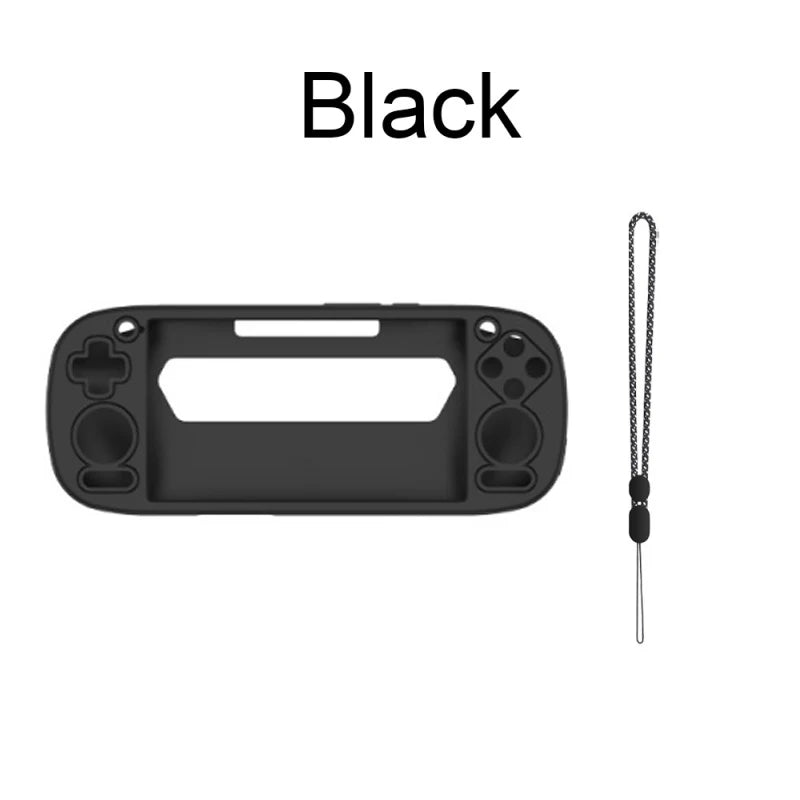 Silicone Protective Case for RP5 with Anti-drop Rope Anti-Scratch Full Cover Soft Shell for Retroid Pocket 5 Accessories